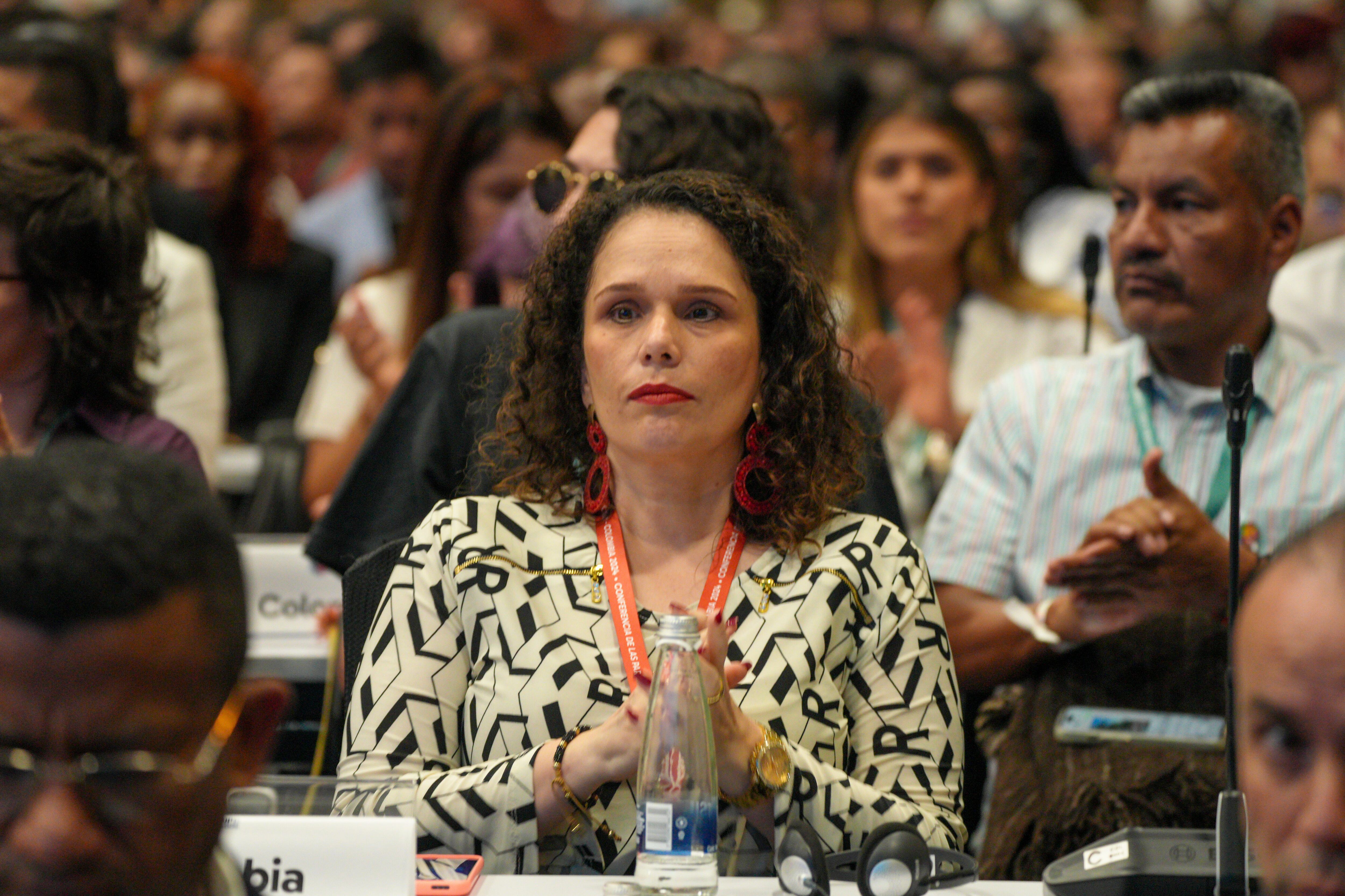 María Constanza García, ministra de Transporte.