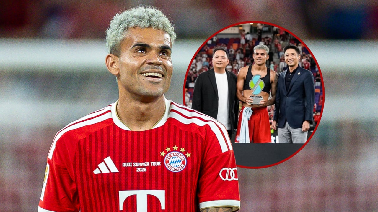Luis Díaz salió elegido como MVP del partido de Aston Villa vs. Bayern Múnich