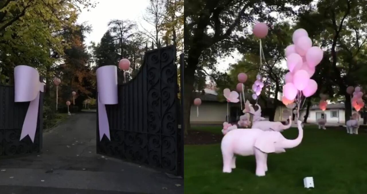 Al estilo millonario, así recibió Gianluca Vacchi a su primer hija en casa