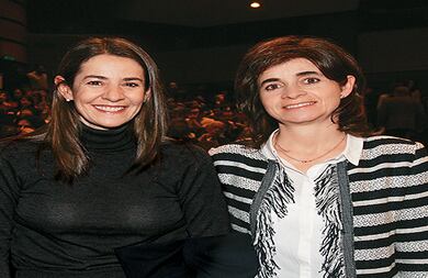 Nora Sanín y María Claudia López.