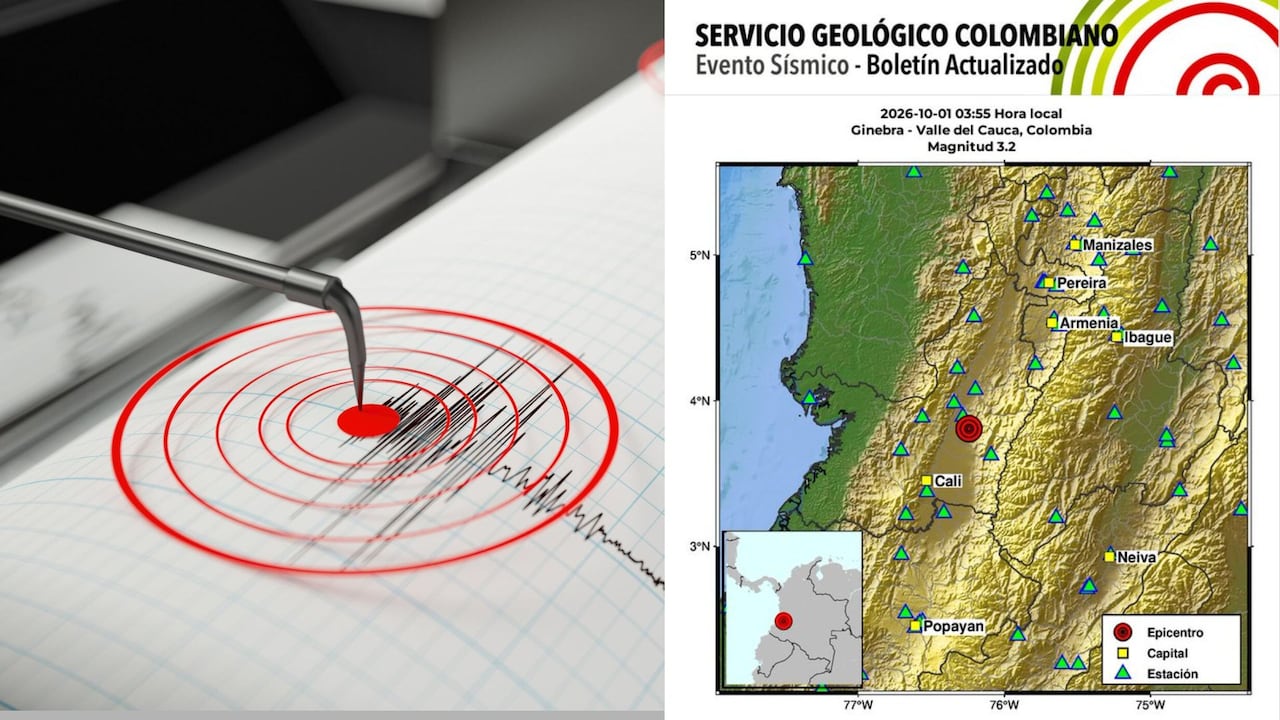 Registro sismo en el Valle del Cauca