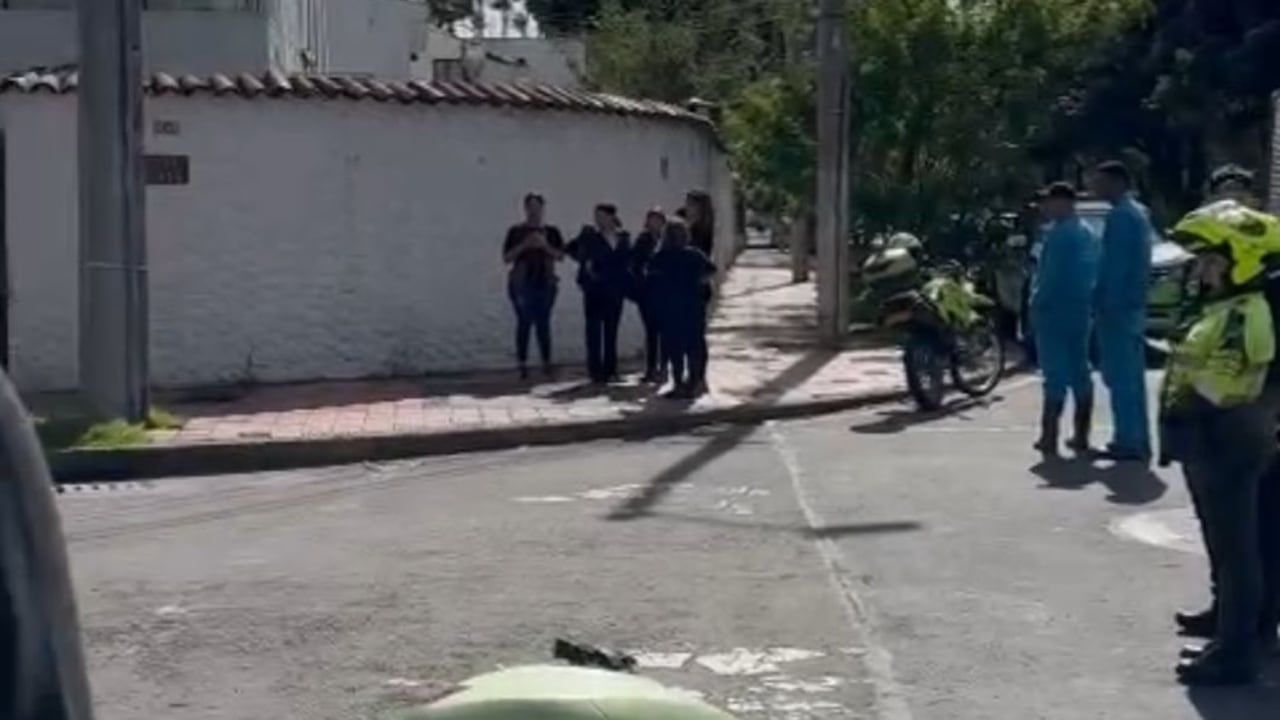 El hecho ocurrió en la calle 134 sin que se reporten heridos o muertos.