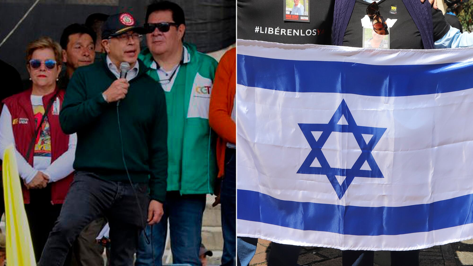 Presidente Gustavo Petro, Israel