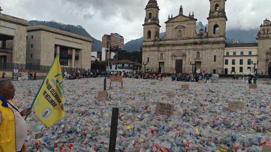 Plaza de Bolívar este 24 de junio.