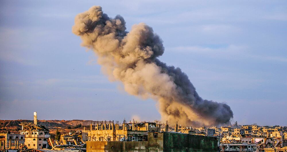 La Franja de Gaza está en medio de un conflicto armado.