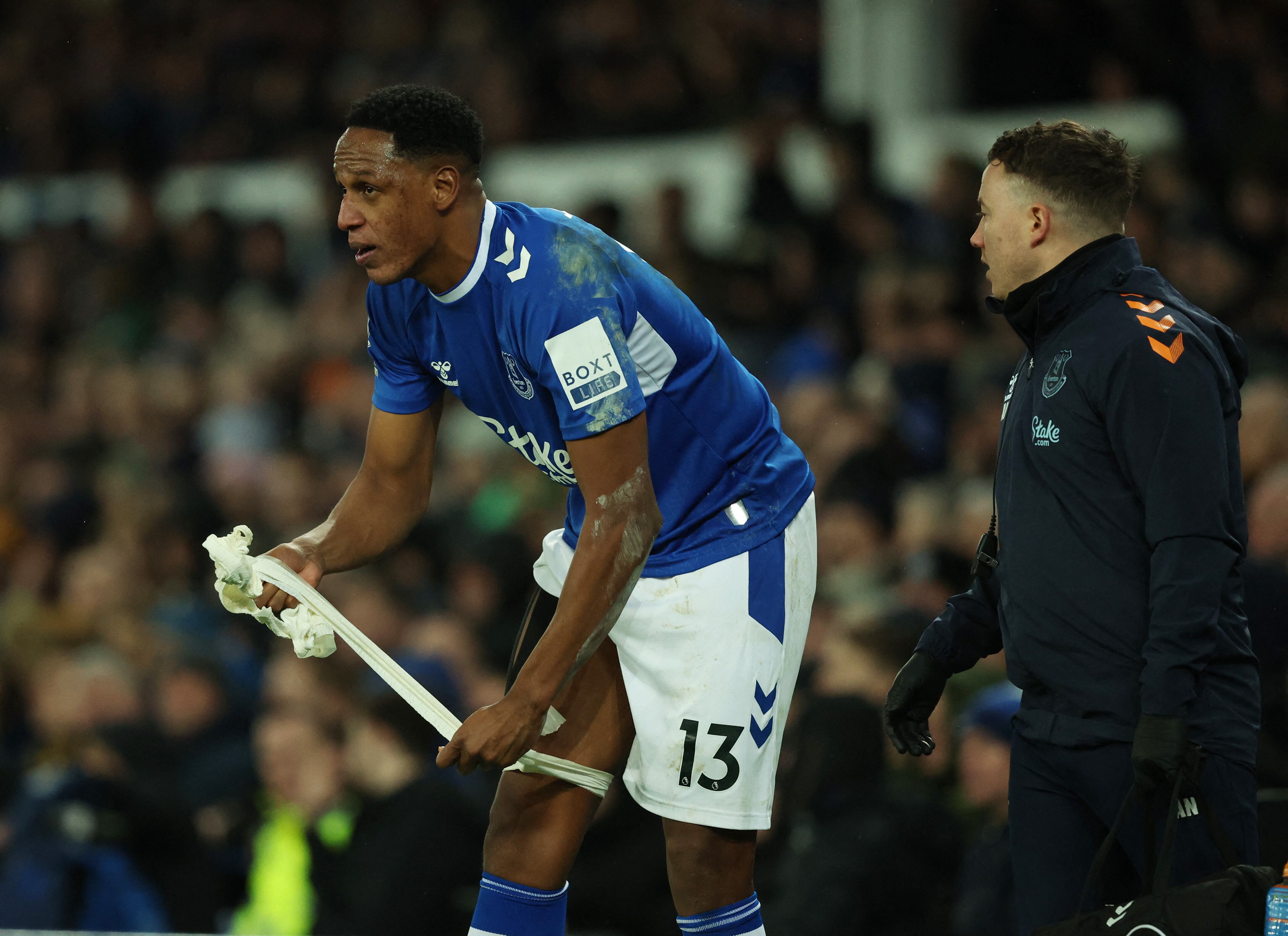 Yerry Mina, jugador del Everton.