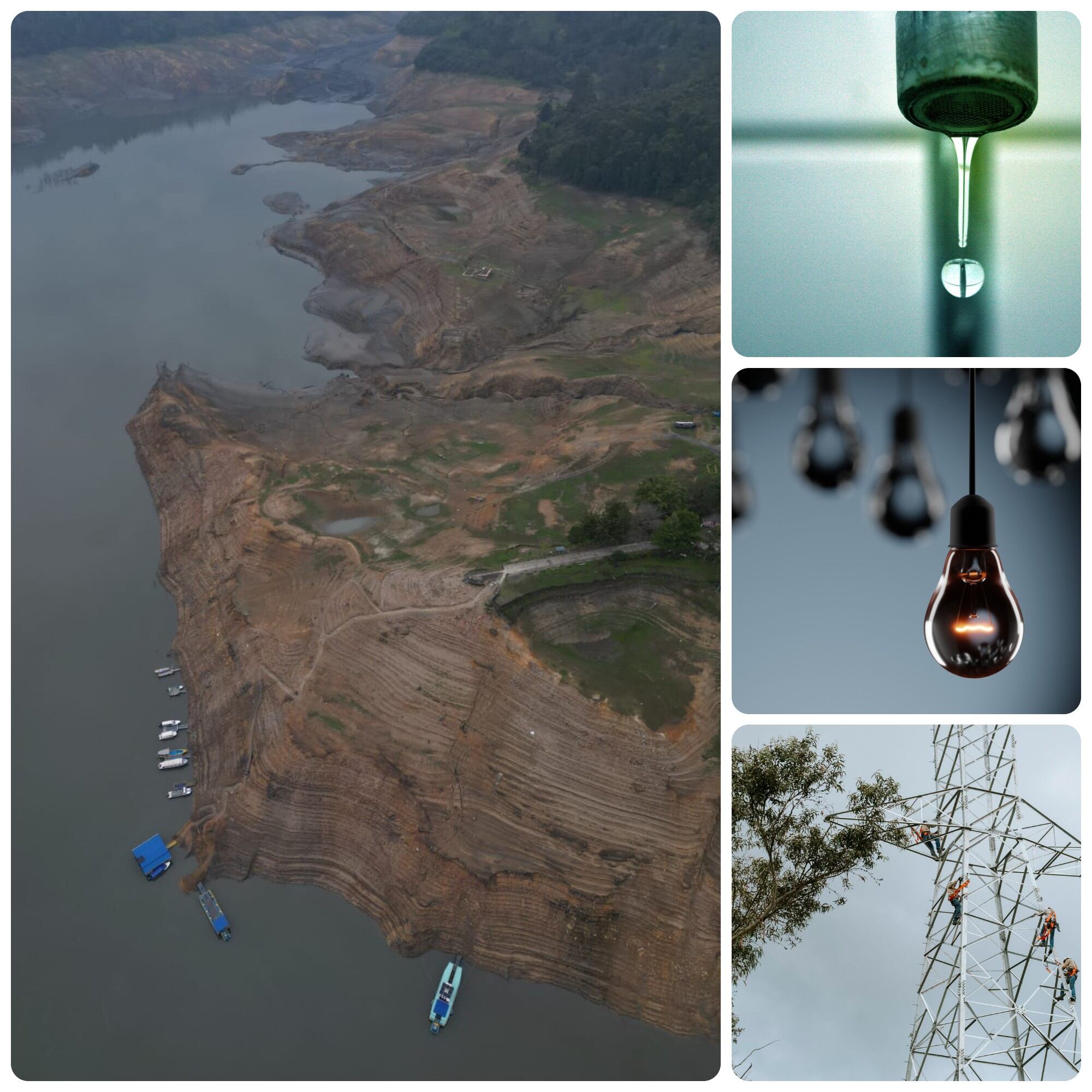 Los niveles del embalse de Guavio están en sus mínimos históricos. Bogotá iniciará racionamiento de agua. ¿Se afectará el servicio de energía?