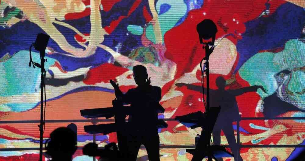 Una imagen de Depeche Mode, en su última visita a Bogotá.