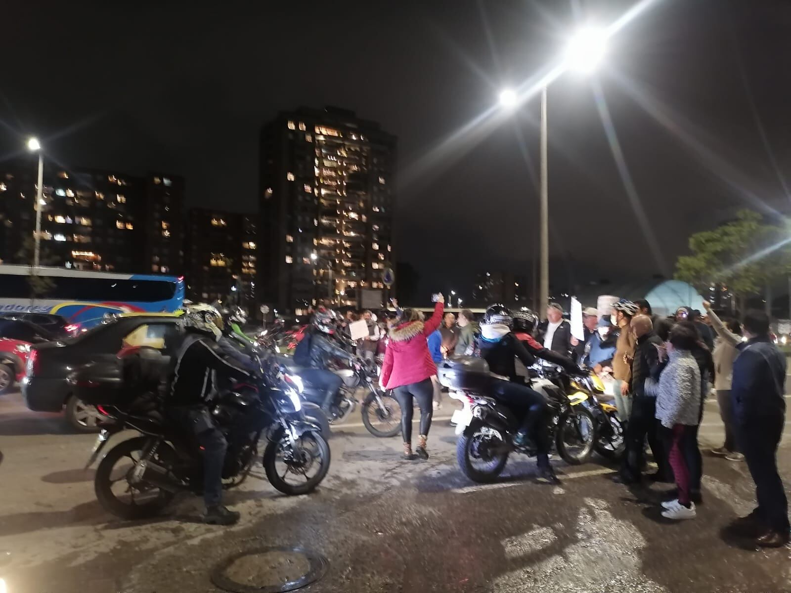 Manifestación Avenida Boyacá con calle 147