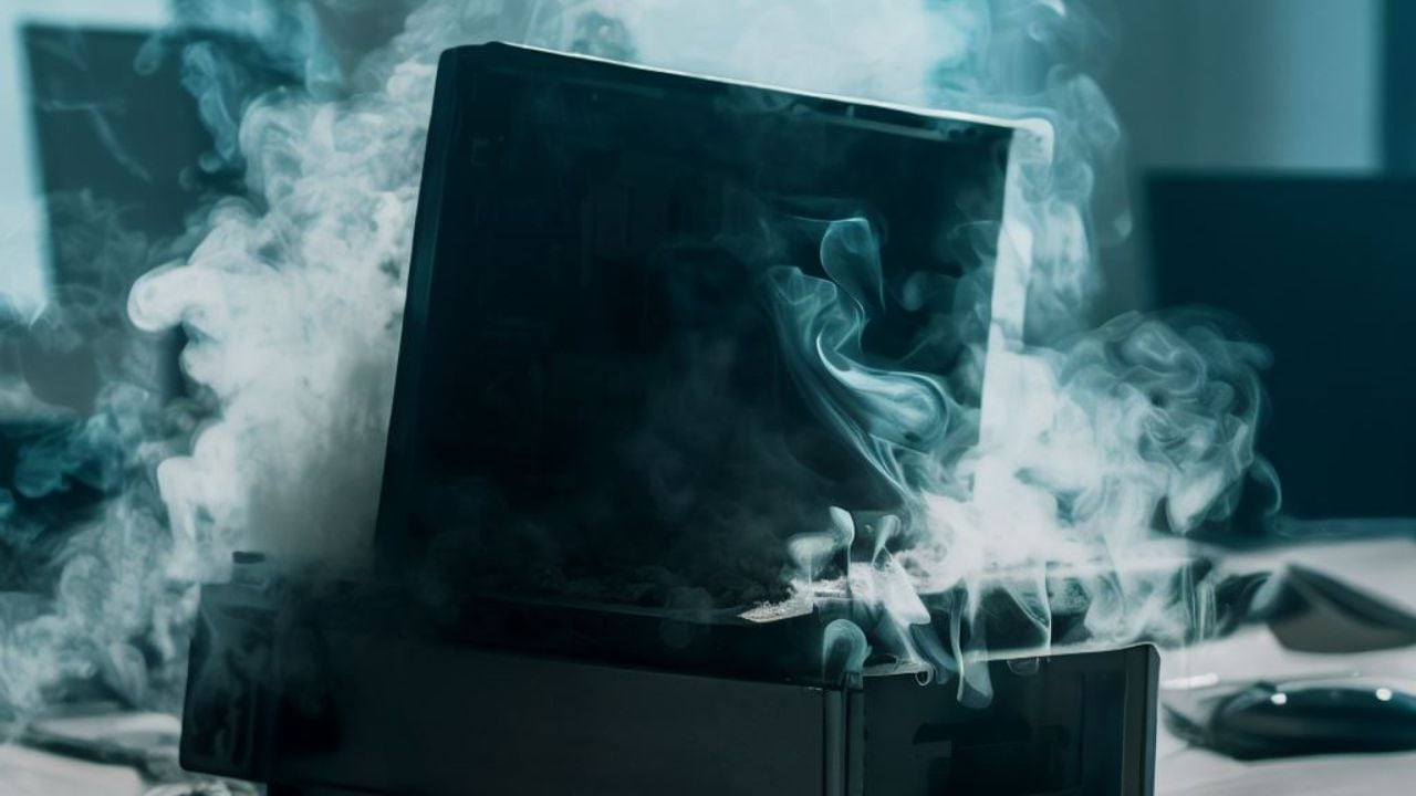 Computador sobrecalentado