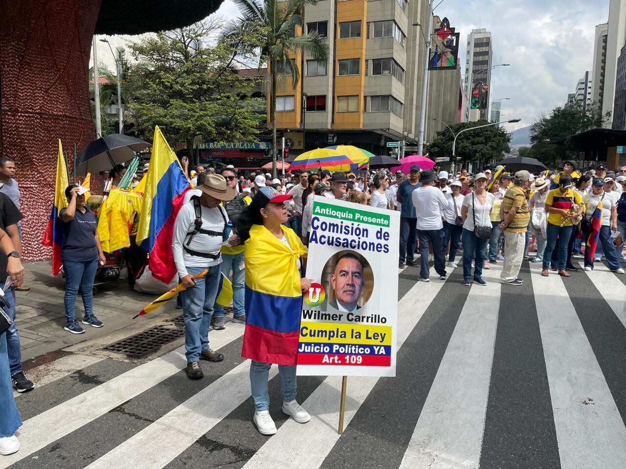 Marchas 23N En contra del Gobierno, a la calle por mi país en la ciudad de Medellín
avenida oriental