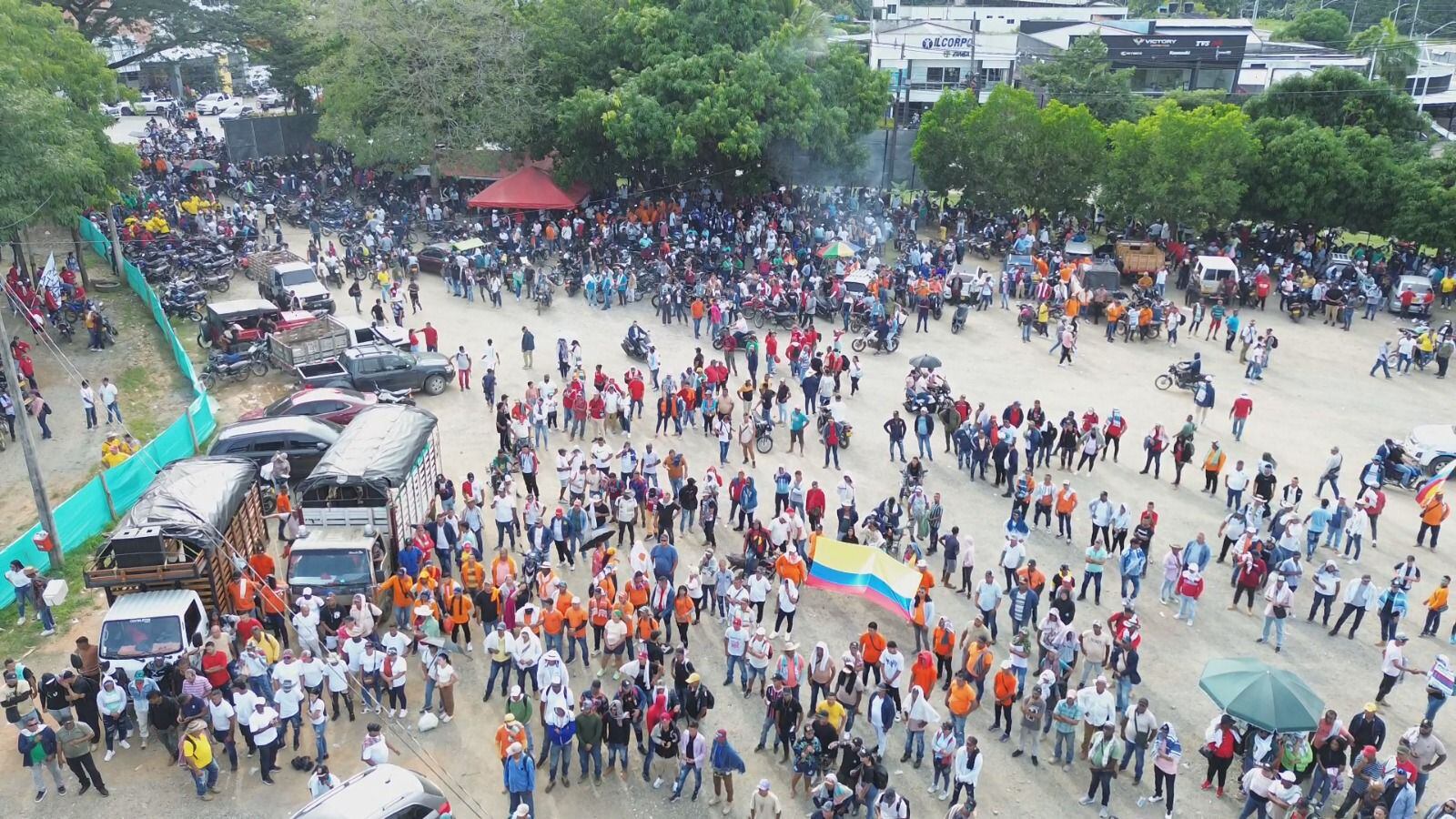 Paro minero en Valdivia Antioquia