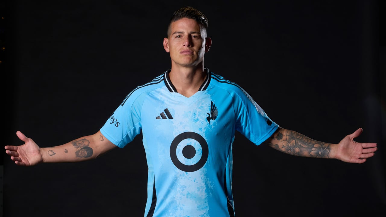 James Rodríguez aguarda por su estreno con Minnesota United en la MLS