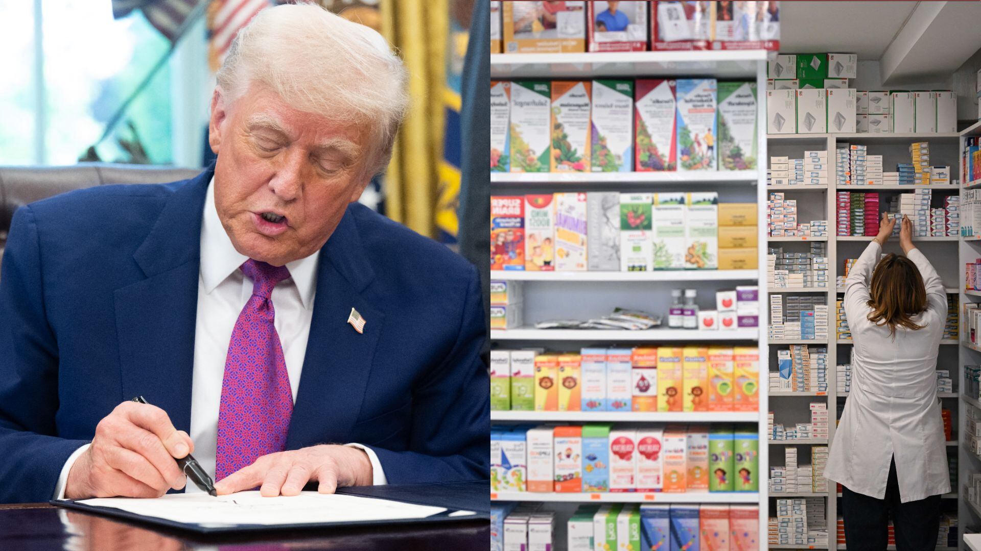 Trump dice que firmará un decreto para reducir los precios de los medicamentos en EEUU