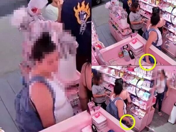 Así captó el hecho una cámara de seguridad.