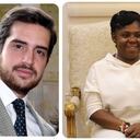 Juan José Lafaurie y Francia Márquez.