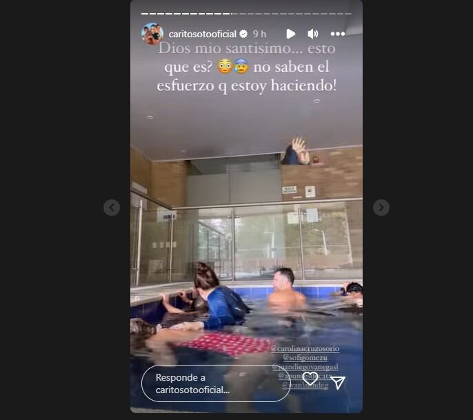 La presentadora mostró el entrenamiento que tuvieron con una profesional