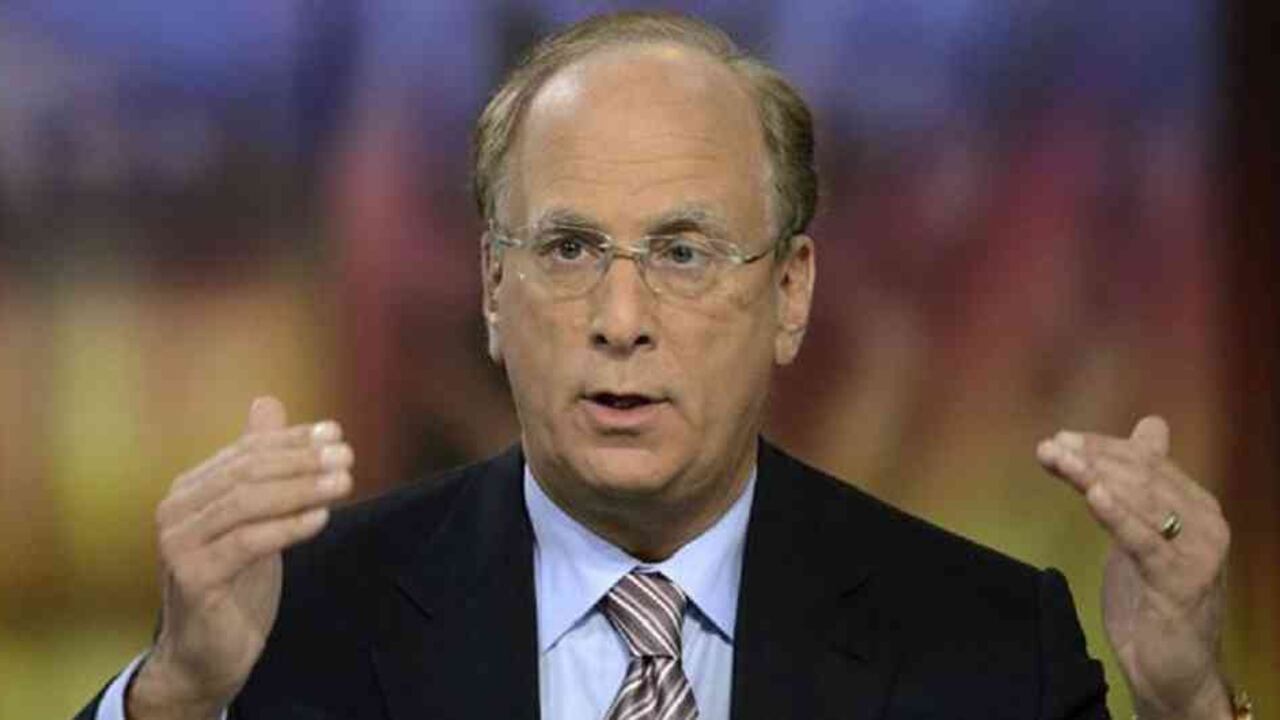 Larry Fink, CEO de BlackRock. Getty