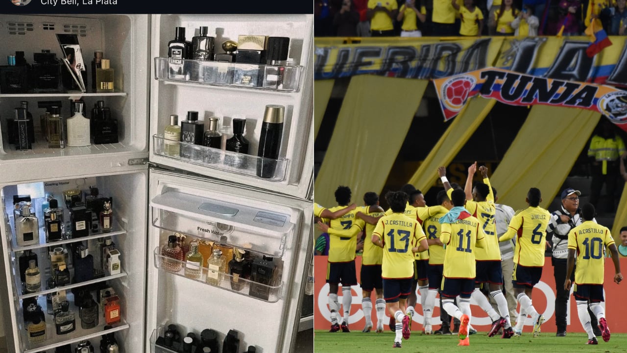 Perfumes en la nevera: imagen viral de Alexis Manyoma