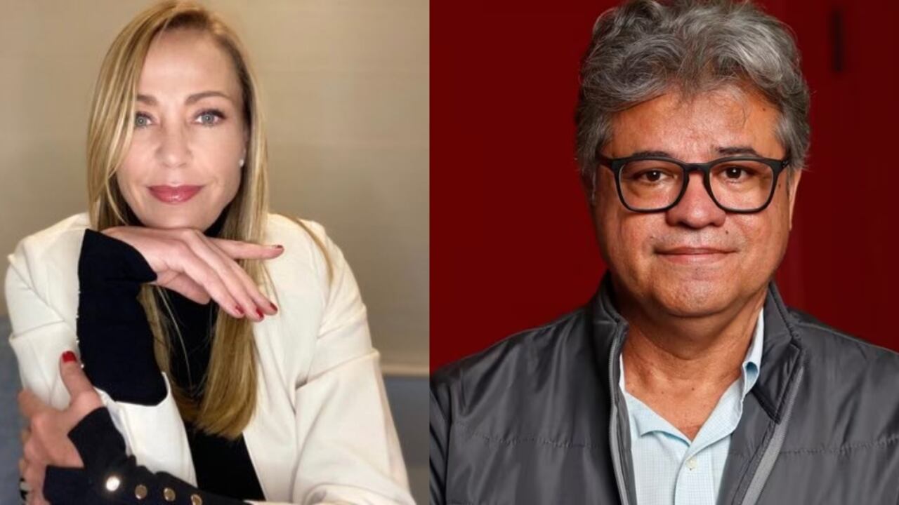 La empresaria Catalina Escobar y el senador Wilson Arias.