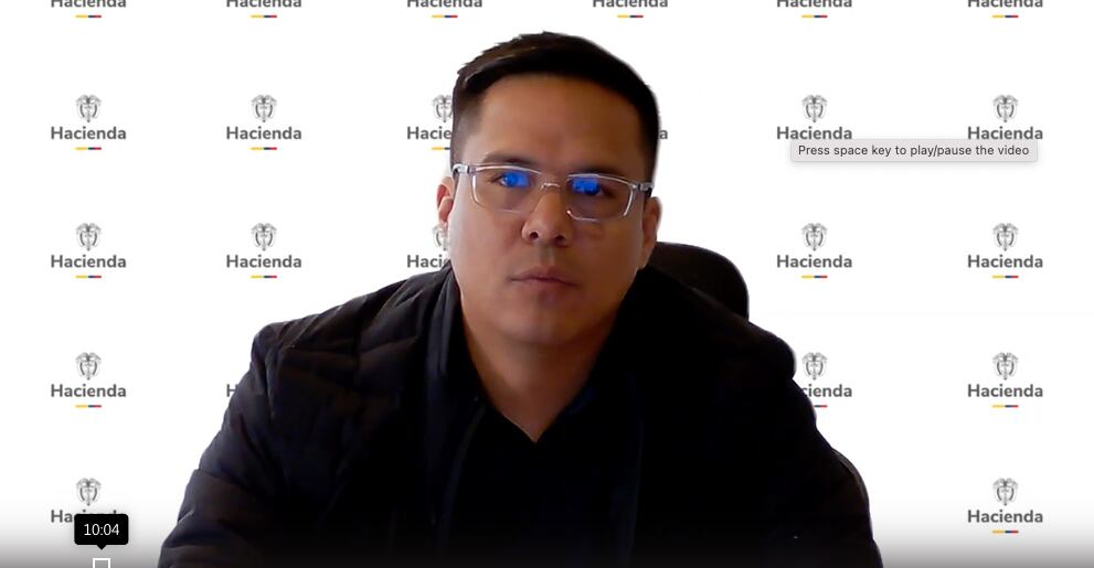 Sebastian Cubillos, subdirector de análisis en división de Presupuesto de MinHacienda.