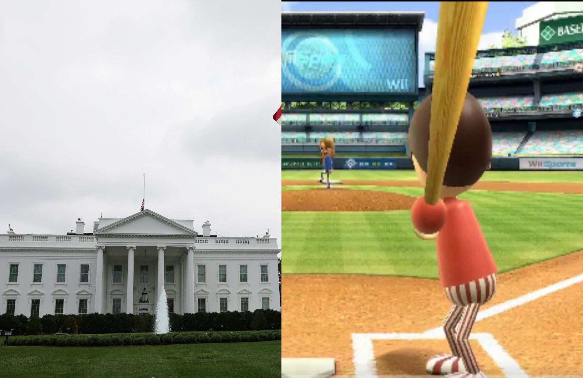 Captura de video difundido por la Casa Banca, conocido en redes como Invicto, que generó debate por su estética de videojuego, en medio de las tensiones con Irán