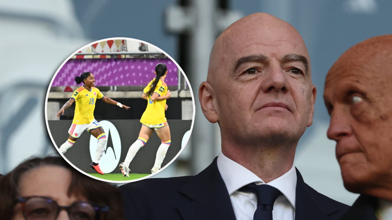 Gianni Infantino, presidente de la Fifa, felicitó a la Selección Colombia