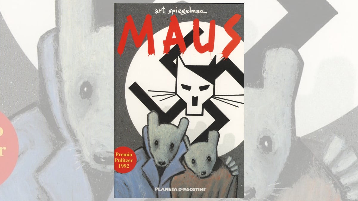Portada del cómic Maus, de Art Spiegelman. Biblioteca Nacional de España