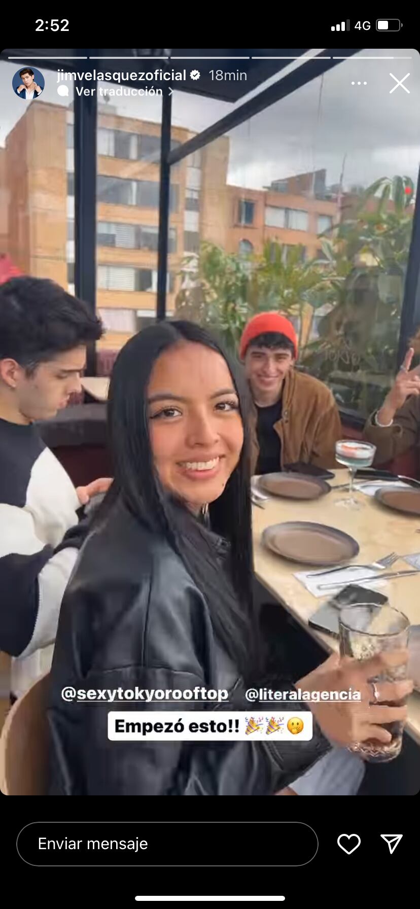Nicol asistió a la fiesta de cumpleaños de Jim