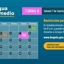 Racionamiento de agua en Bogotá este sábado, 7 de septiembre de 2024.