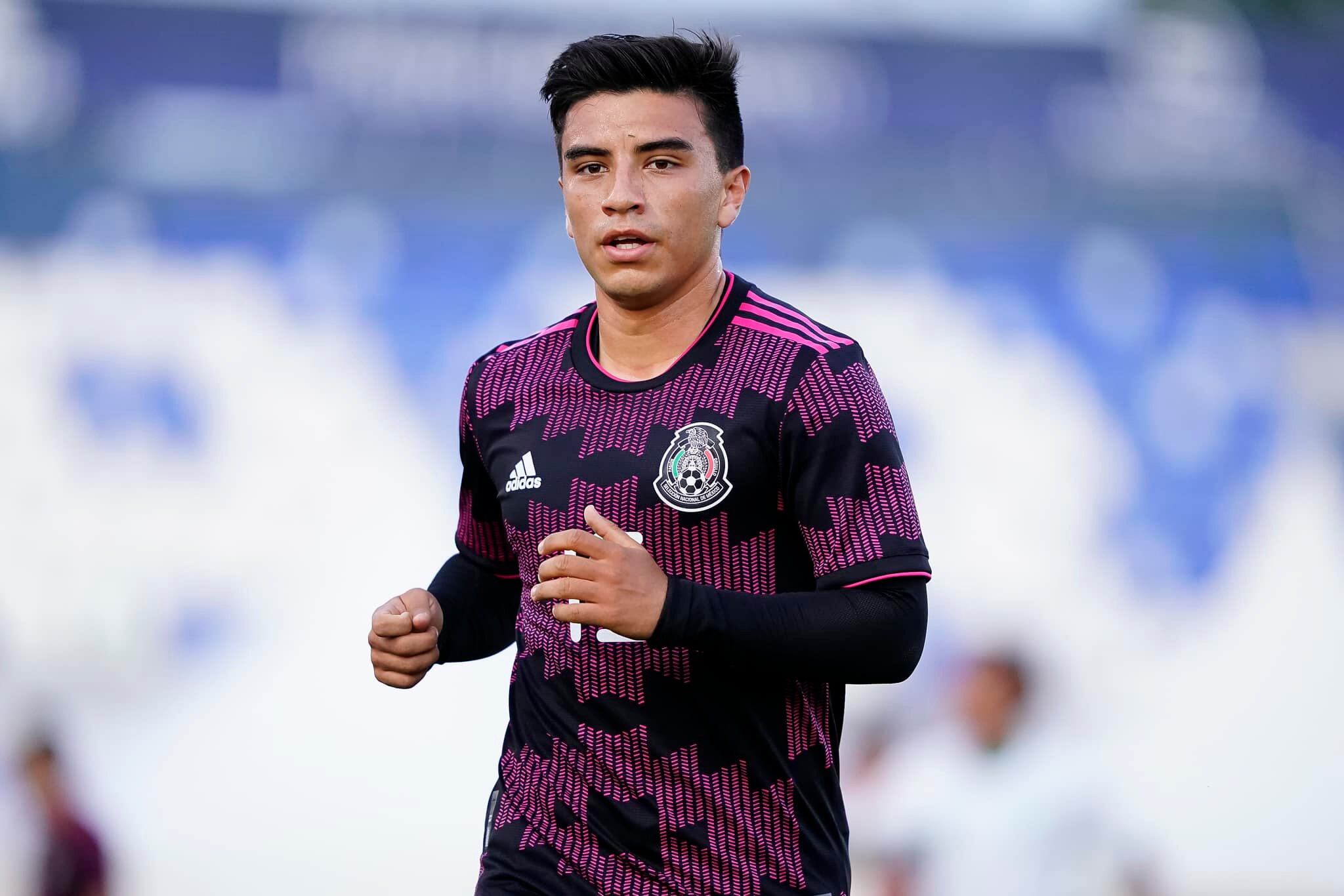 Fernando Beltrán con los colores de la Selección de México.