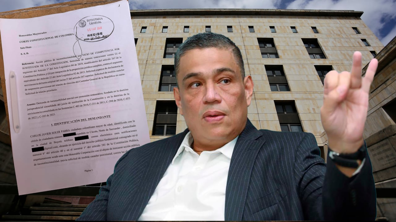 El coronel (r) y abogado Carlos Javier Soler radicó la demanda que busca regresar la elección de contralor, tal como estaba diseñada en la Constitución de 1991.