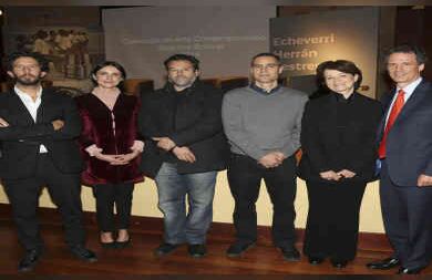 José Roca, Silvia Martínez, José Alejandro Restrepo, Juan Fernando Herrán, Clemencia Echeverri y Miguel Cortés.