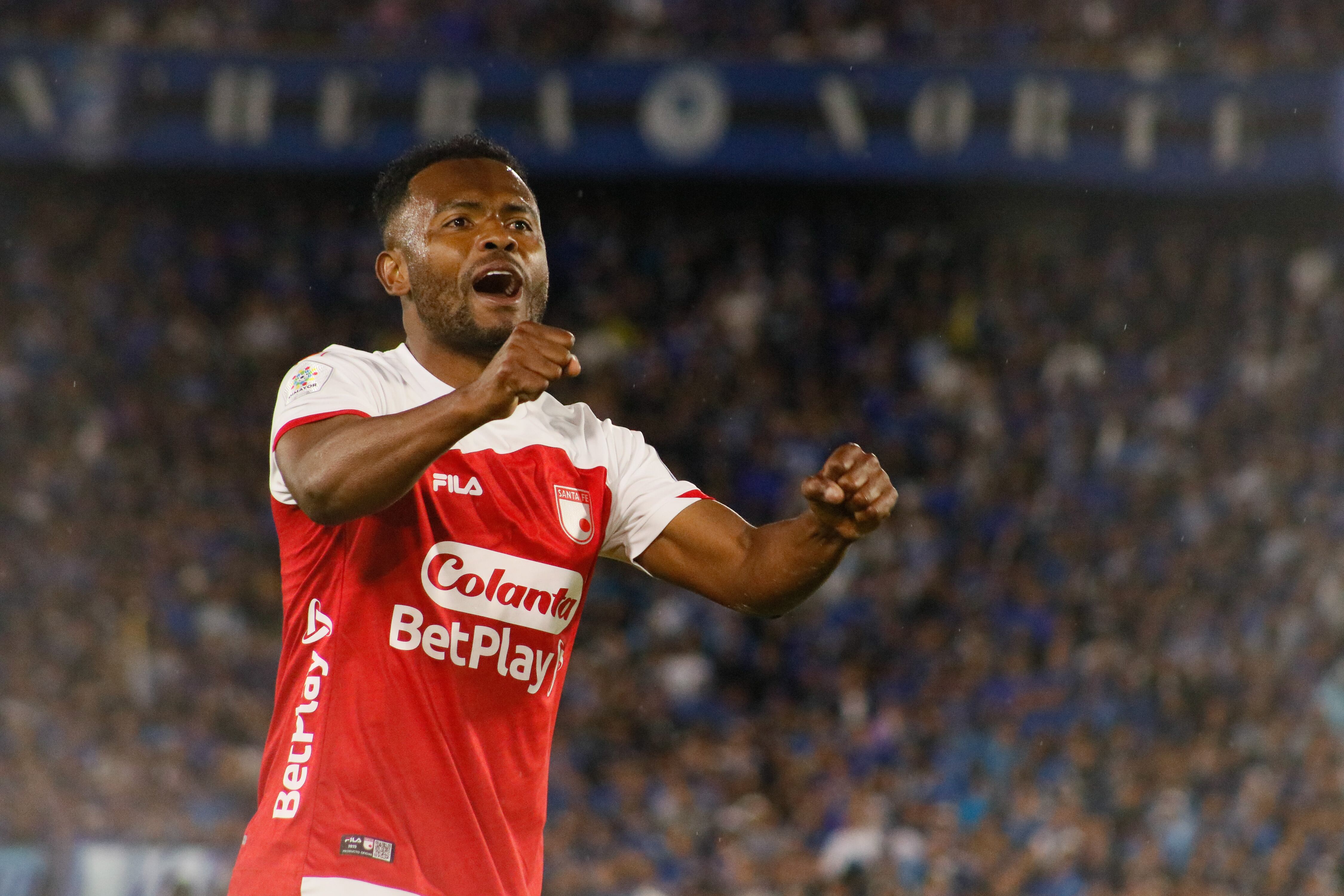 Elvis Perlaza, jugador que se venía desempeñando en Independiente Santa Fe.