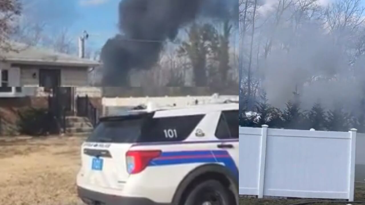 La avioneta cayó sobre las 2:58 p.m. (hora local).