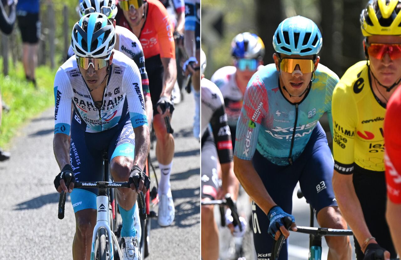 Santiago Buitrago y Harold Tejada en la Vuelta al País Vasco 2025