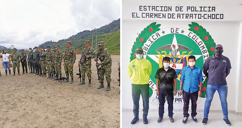 Las autoridades han venido dando golpes en diferentes partes del país contra la minería ilegal 