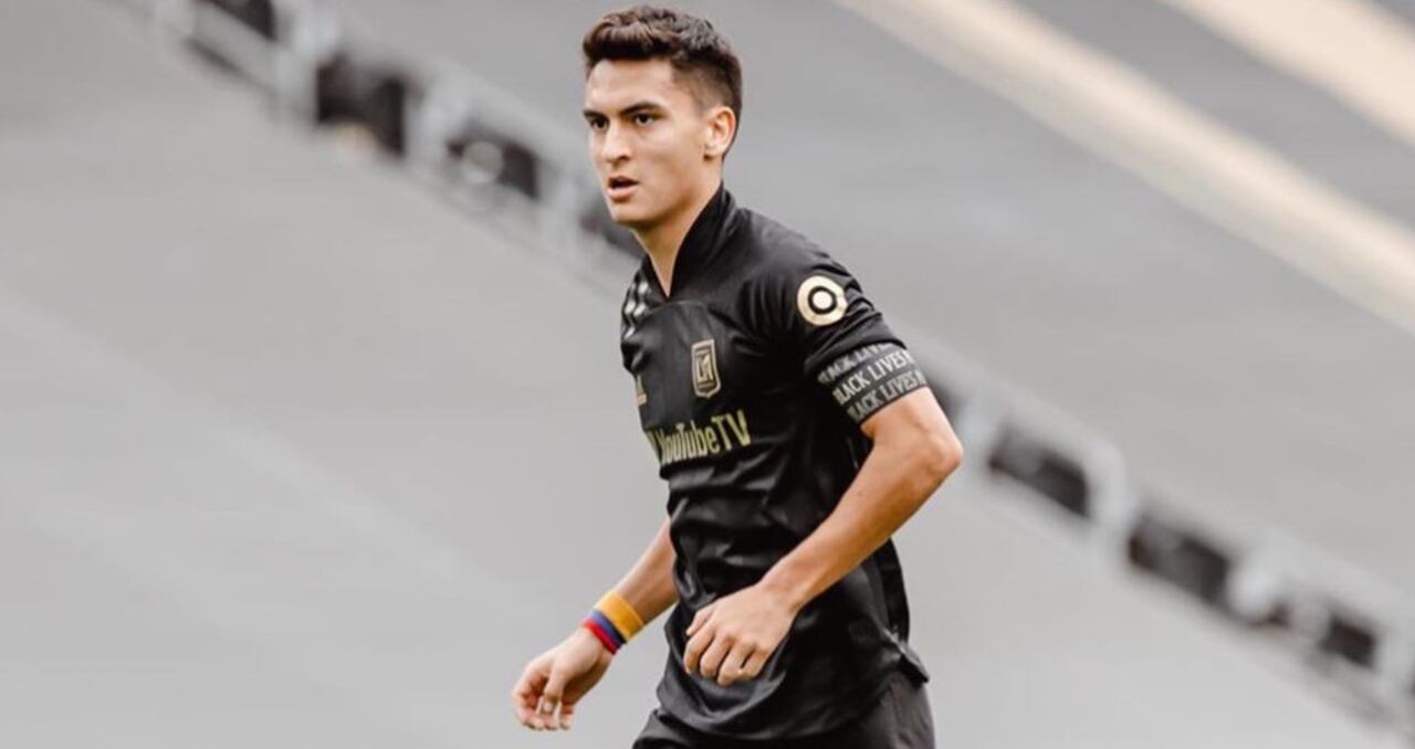 Eduard Atuesta, futbolista colombiano. Foto: LA F.C. OFICIAL