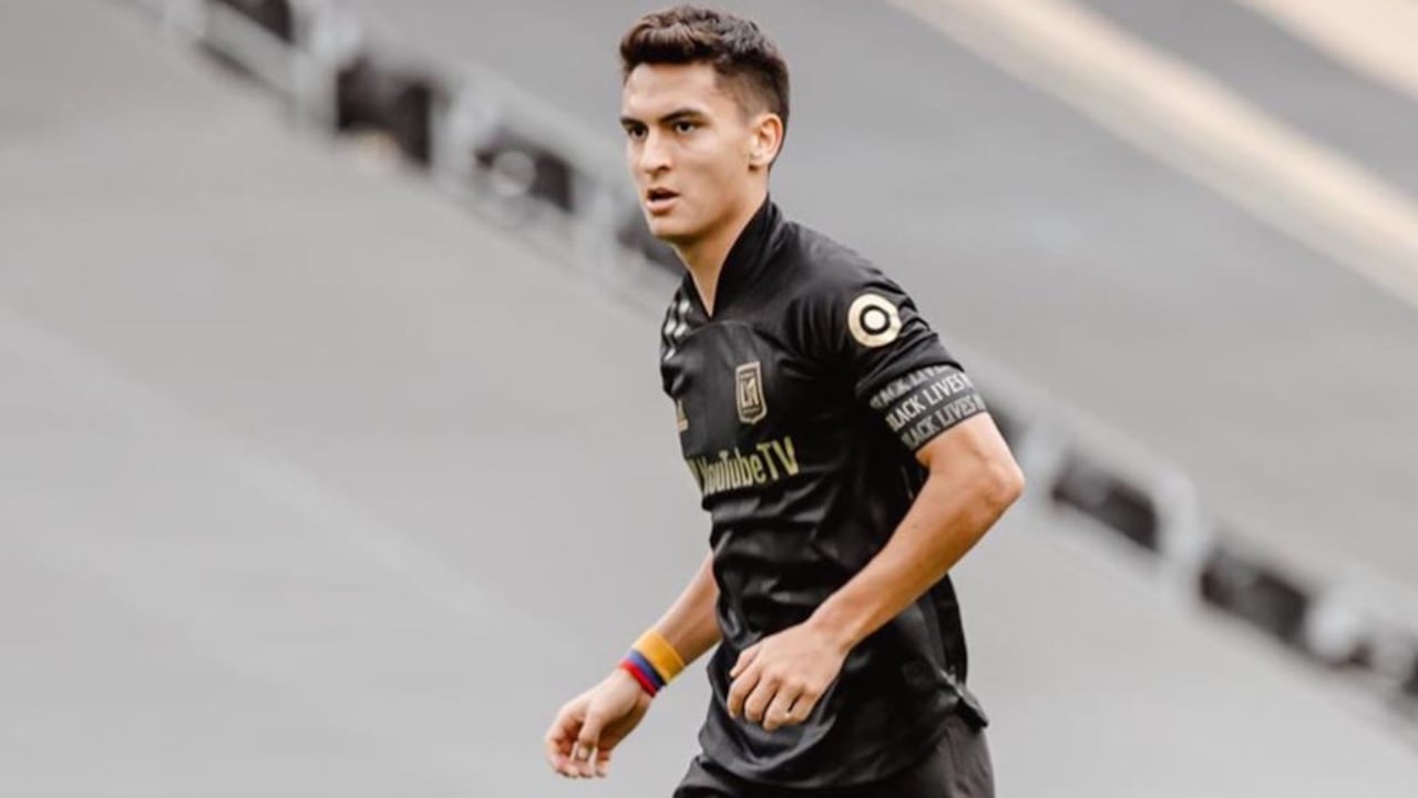 Eduard Atuesta, futbolista colombiano. Foto: LA F.C. OFICIAL