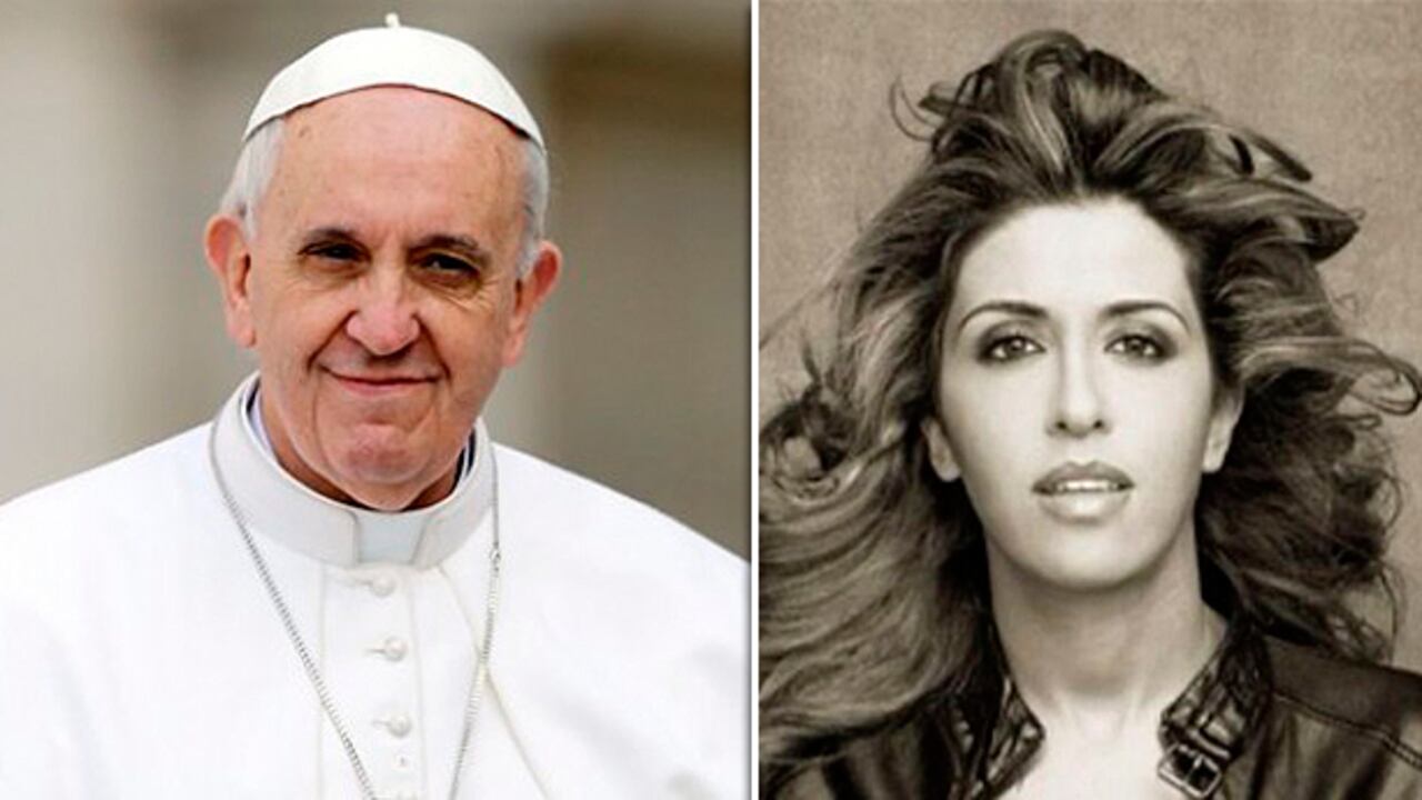 Francisco y Francesca Immacolata Chaouqui.