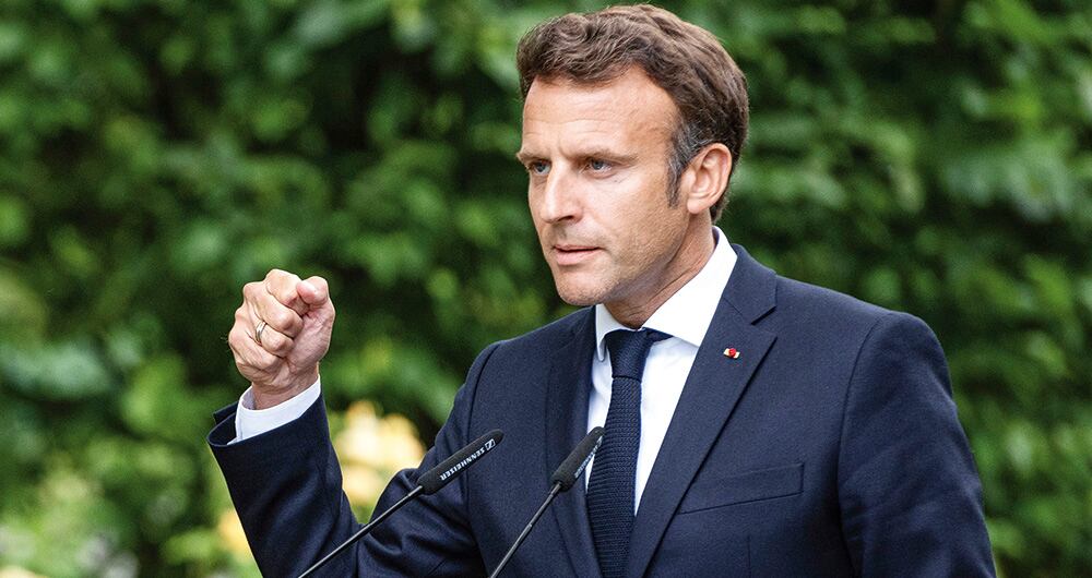 El presidente de Francia, Emmanuel Macron. 