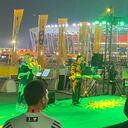 Con música de la “tierrita” llenaron de alegría a hinchas de México y Ecuador que bailaron sus canciones en pleno Mundial.