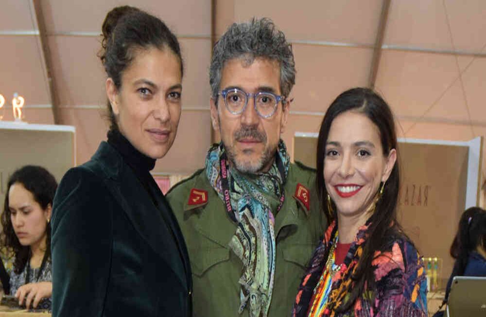 Mercedes Salazar, Diego Martínez y María Paz Gaviria.