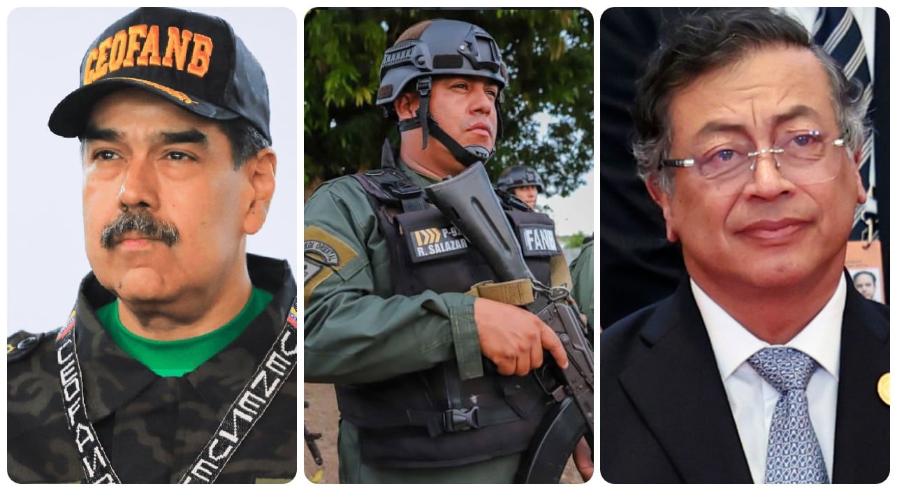 Nicolás Maduro y Gustavo Petro