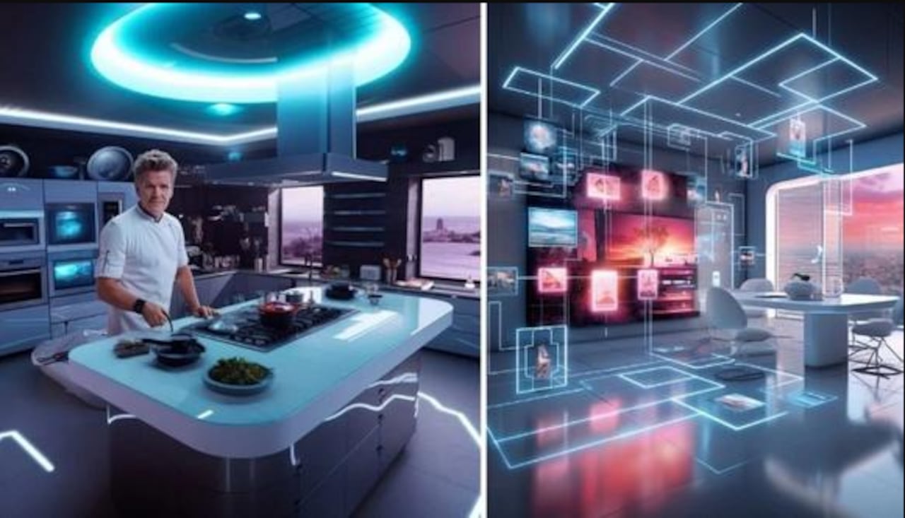 Así se verían las casas del futuro, según una IA