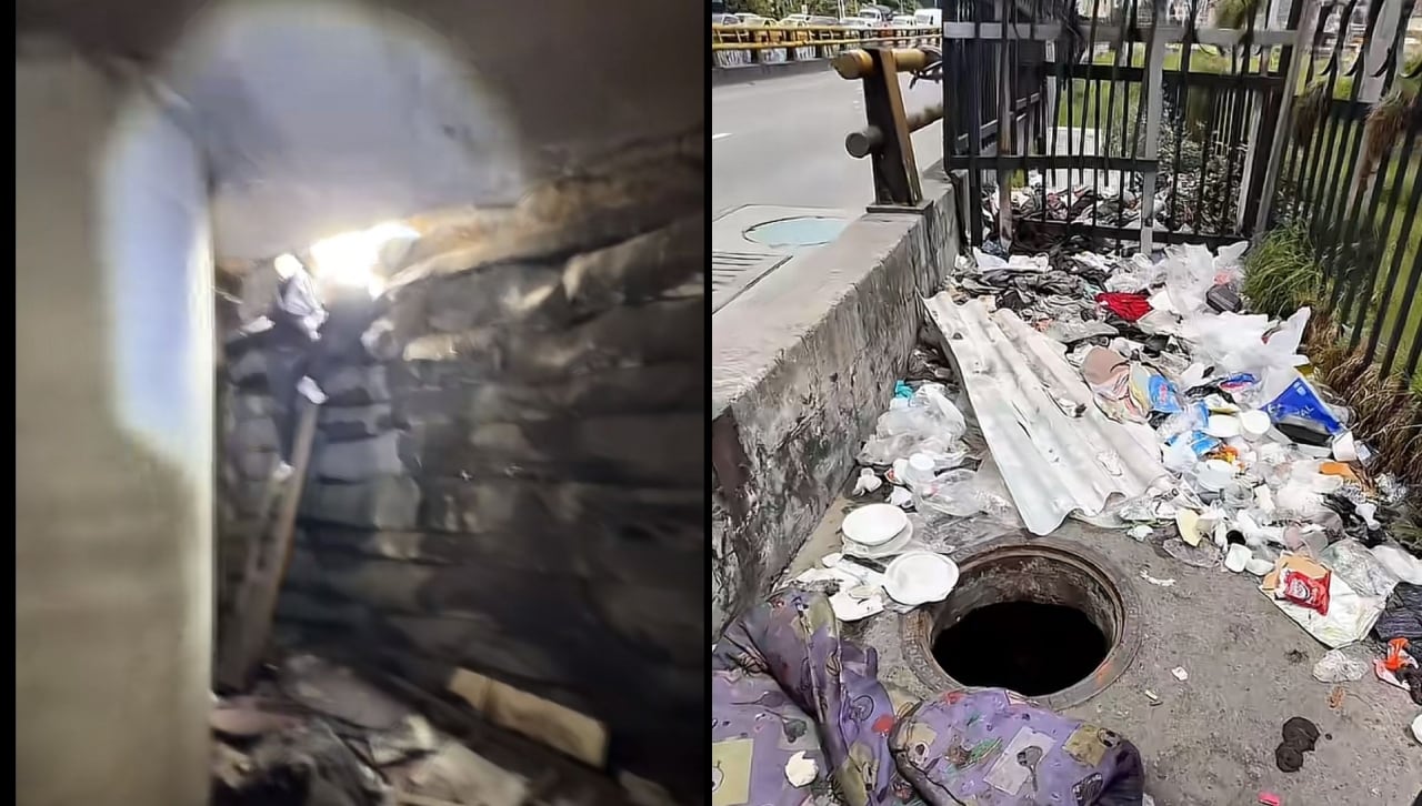 Allí viven habitantes de calle. Dicen que hay restos humanos.