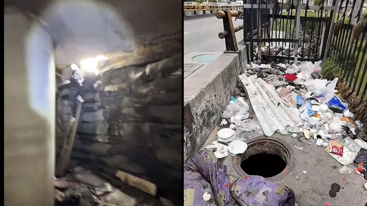 Allí viven habitantes de calle. Dicen que hay restos humanos.