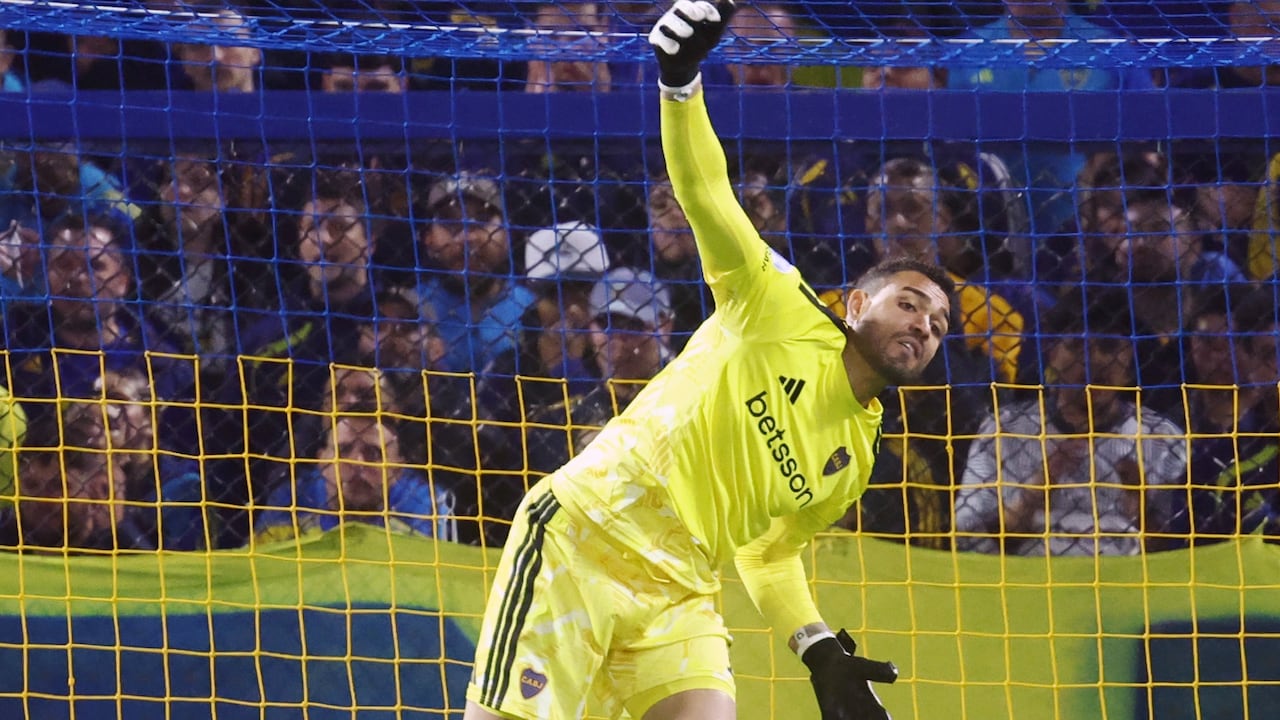 Álvaro Montero con Boca Juniors.