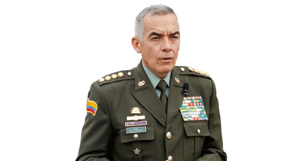 Director de la Policía, general Óscar Atehortúa