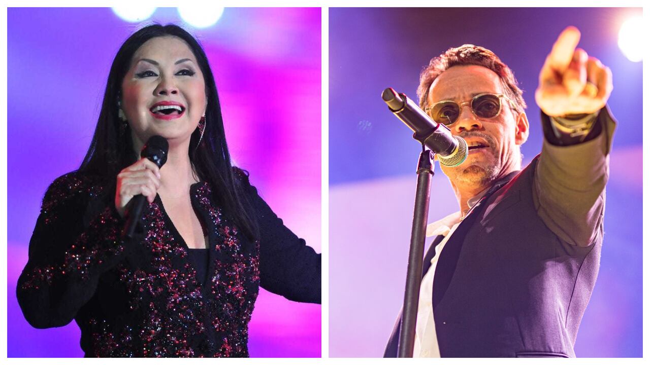 Ana Gabriel y Marc Anthony.